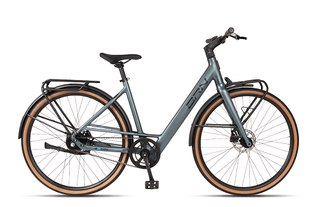 BRN E-City — E-Bike urbana con trasmissione a cinghia disponibile a noleggio da Joule Como